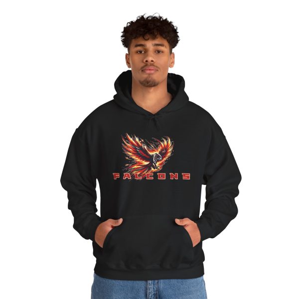 Scorched Falcons Hooded Sweatshirt