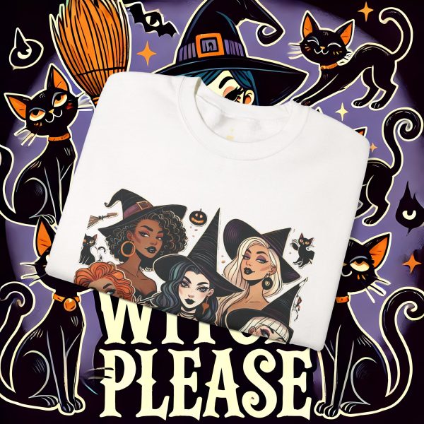 10354035226598660587_2048_custom.jpeg Witch Please Coven Crewneck Sweatshirt - Halloween for Witchy Vibes