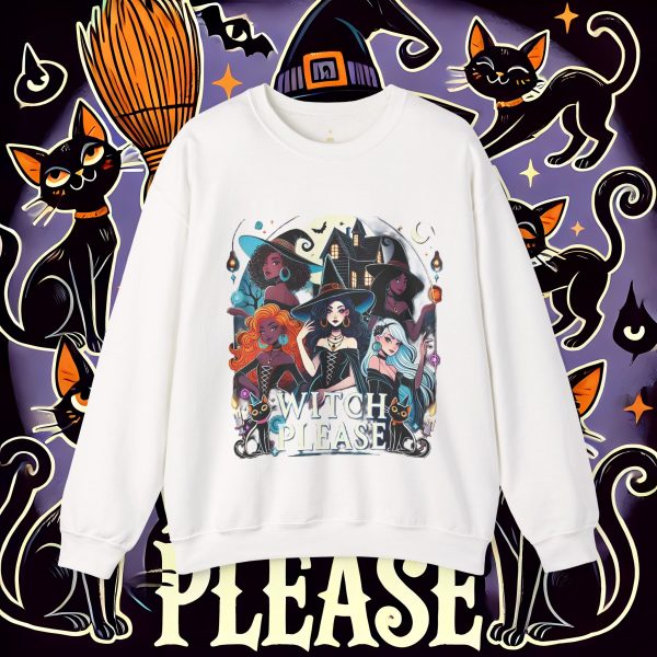 1060726762820969080_2048_custom.jpeg Witch Please Coven II Crewneck Sweatshirt - Halloween for Witchy Vibes
