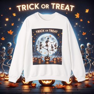 Skeleton Dance Crewneck Sweatshirt - Halloween Theme