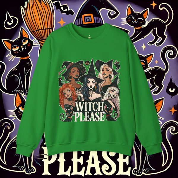286419822873111409_2048_custom.jpeg Witch Please Coven Crewneck Sweatshirt - Halloween for Witchy Vibes