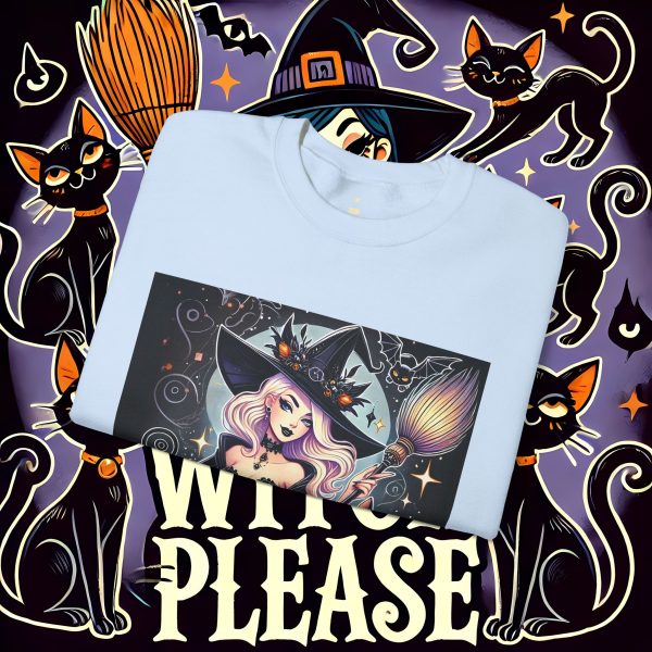 5582854597673269969_2048_custom.jpeg Witch Please Blonde Sweatshirt - Halloween Unisex Crewneck